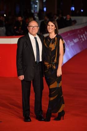 Roma Cinema Fest 2025 Red Carpet of the series Vita Da Carlo 4, In the photo: Carlo Verdone Corinne Jiga  Copyright: xVincenzoxLandix xipa-agency.netx xDxAvanzo Landi Provvisionatox IPA_Agency_IPA67130828