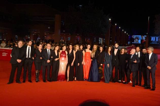 Roma Cinema Fest 2025 Red Carpet of the Vita Da Carlo 4 Series, In the photo: Cast of Vita Da Carlo Finale  Copyright: xVincenzoxLandix xipa-agency.netx xDxAvanzo Landi Provvisionatox IPA_Agency_IPA67130833