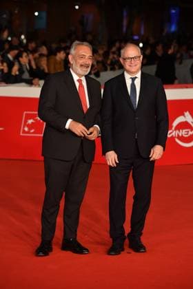 Rome Cinema Fest 2025 Red Carpet of the series Vita Da Carlo 4, In the photo: Francesco Rocca Roberto Gualtieri  Copyright: xVincenzoxLandix xipa-agency.netx xDxAvanzo Landi Provvisionatox IPA_Agency_IPA67130780
