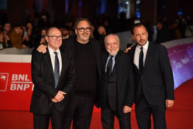 Rome Cinema Fest 2025 Red Carpet of the series Vita Da Carlo 4, In the photo: Carlo Verdone Salvatore Nastasi Aurelio De Laurentis and son Luigi  Copyright: xVincenzoxLandix xipa-agency.netx xDxAvanzo Landi Provvisionatox IPA_Agency_IPA67130807