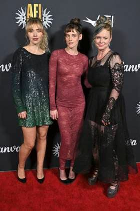 Imogen Poots, Kristen Stewart and Thora Birch at the premiere of the movie The Chronology of Water at the 39 AFI Fest 2025 at the TCL Chinese 6 Theatre Los Angeles, 26 10 2025 Foto:xD.xStarbuckx xFuturexImagex water_5049