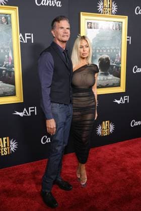 USA - 2025 AFI FEST - Nuremberg Premiere - Los Angeles LOS ANGELES - OCT 24: Lorenzo Lamas, Shauna Sand at the 2025 AFI FEST - Nuremberg Premiere at the TCL Chinese Theater IMAX on October 24, 2025 in Los Angeles, CA Los Angeles CA USA  Copyright: xHPAx xHutchinsxPhotox