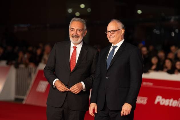 Vita Da Carlo Stagione Finale - Red Carpet - The 20th Rome Film Festival Francesco Rocca and Roberto Gualtieri attend the Vita Da Carlo Stagione Finale red carpet during the 20th Rome Film Festival at Auditorium Parco Della Musica in Rome, Italy, on October 26, 2025. Rome Italy  Copyright: xLucaxCarlinox originalFilename: carlino-notitle251026_npV1S.jpg