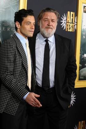 October 27, 2025, Los Angeles, Ca, USA: LOS ANGELES - OCT 24: Rami Malek, Russell Crowe at the 2025 AFI FEST - Nuremberg Premiere at the TCL Chinese Theater IMAX on October 24, 2025 in Los Angeles, CA Los Angeles USA - ZUMAb170 20251027_aap_b170_028 Copyright: xKayxBlakex