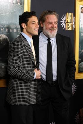 October 27, 2025, Los Angeles, Ca, USA: LOS ANGELES - OCT 24: Rami Malek, Russell Crowe at the 2025 AFI FEST - Nuremberg Premiere at the TCL Chinese Theater IMAX on October 24, 2025 in Los Angeles, CA Los Angeles USA - ZUMAb170 20251027_aap_b170_024 Copyright: xKayxBlakex