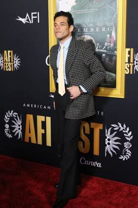October 27, 2025, Los Angeles, Ca, USA: LOS ANGELES - OCT 24: Rami Malek at the 2025 AFI FEST - Nuremberg Premiere at the TCL Chinese Theater IMAX on October 24, 2025 in Los Angeles, CA Los Angeles USA - ZUMAb170 20251027_aap_b170_031 Copyright: xKayxBlakex