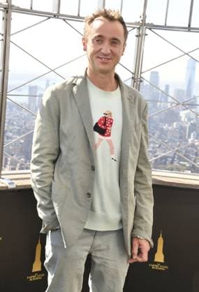 Tom Felton Lights the Empire State Building to celebrate his Broadway debut when he returns to same iconic role now on stage in Harry Potter And The Cursed Child Featuring: Tom Felton Where: New York City, New York, United States When: 27 Oct 2025 Credit: mpi099 MediaPunch INSTARimages EDITORIAL USE ONLY. NOT FOR USE BY NEWSPAPERS BASED IN THE UK. Copyright: xx instar55218767