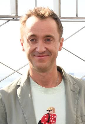 Tom Felton Lights the Empire State Building to celebrate his Broadway debut when he returns to same iconic role now on stage in Harry Potter And The Cursed Child Featuring: Tom Felton Where: New York City, New York, United States When: 27 Oct 2025 Credit: mpi099 MediaPunch INSTARimages EDITORIAL USE ONLY. NOT FOR USE BY NEWSPAPERS BASED IN THE UK. Copyright: xx instar55218790