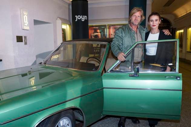 Henning Baum and Peri Baumeister at the premiere of the Prime Video SAT 1 series Der letze Bulle at Gloria Palast Munich, 27 10 2025 Foto:xN.xKolinzx xFuturexImagex bulle_5066
