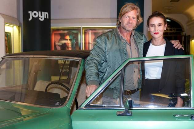 Henning Baum and Peri Baumeister at the premiere of the Prime Video SAT 1 series Der letze Bulle at Gloria Palast Munich, 27 10 2025 Foto:xN.xKolinzx xFuturexImagex bulle_5069