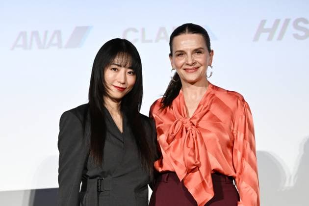 MEGUMI, Juliette Binoche, October 28, 2025 - The 38th Tokyo International Film Festival. Press conference for the movie In-I in Motion in Tokyo, Japan on November 5, 2025.  aflo_308494963