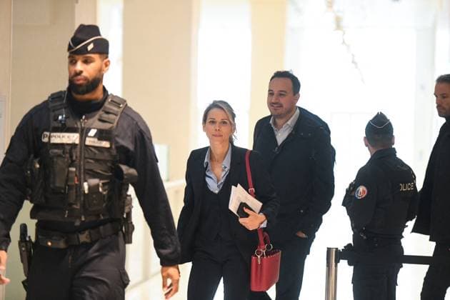 Brigitte Macron Harassment Trial - Paris - Day 2 Tiphaine Auzière, daughter of Brigitte Macron arrives for trial of sexist cyber-harassment of Brigitte Macron, in Paris, on October 28, 2025. Ten people go on trial in Paris on October 28, 2025 for sexist cyber-harassment of Brigitte Macron, in the latest case sparked by unsubstantiated gender claims thrown at the wife of the French President for years by some in France and beyond in Paris. Photo by Florian Poitout ABACAPRESS.COM Paris Ile-de-France France  Copyright: xPoitoutxFlorian ABACAx