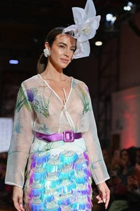 October 28, 2025, Madrid, Spain: A model showcases creations by Genoveva Hita during the Atelier Couture bridal catwalk within Madrid Fashion Week, at Fabrica de Tapices in Madrid. Madrid Spain - ZUMAs197 20251028_aaa_s197_153 Copyright: xAtilanoxGarciax