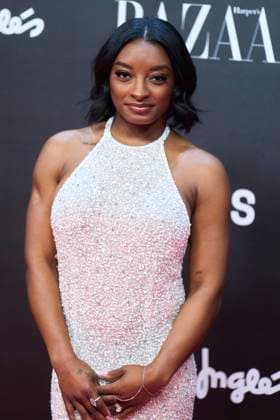 Bazaar ˜Women of the Year 2025™ Awards Red Carpet Simone Biles attends Bazaar ˜Women of the Year 2025™ Awards Red Carpet at Callao Cinema on October 28, 2025 in Madrid, Spain Photo by IMAGO MPG Madrid Callao Cinema Madrid Spain  Copyright: xMPGx