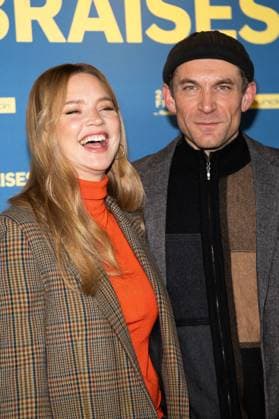 Les Braises Premiere Virginie Efira and Arieh Worthalter attending the Les Braises Premiere at the UGC Cine Cite Bercy in Paris, France on October 28, 2025. Photo by Aurore Marechal ABACAPRESS.COM Paris France  Copyright: xMarechalxAurore ABACAx