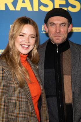 Les Braises Premiere Virginie Efira and Arieh Worthalter attending the Les Braises Premiere at the UGC Cine Cite Bercy in Paris, France on October 28, 2025. Photo by Aurore Marechal ABACAPRESS.COM Paris France  Copyright: xMarechalxAurore ABACAx