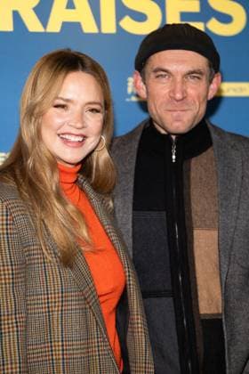Les Braises Premiere Virginie Efira and Arieh Worthalter attending the Les Braises Premiere at the UGC Cine Cite Bercy in Paris, France on October 28, 2025. Photo by Aurore Marechal ABACAPRESS.COM Paris France  Copyright: xMarechalxAurore ABACAx