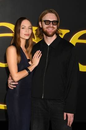 LOS ANGELES, CA - OCTOBER 28: Claudia Sulewski and Finneas O Connell at the Los Angeles premiere of HBO Original s I Love LA at Paramount Theatre on October 28, 2025 in Los Angeles, California. Copyright: xJeffreyxMayerx