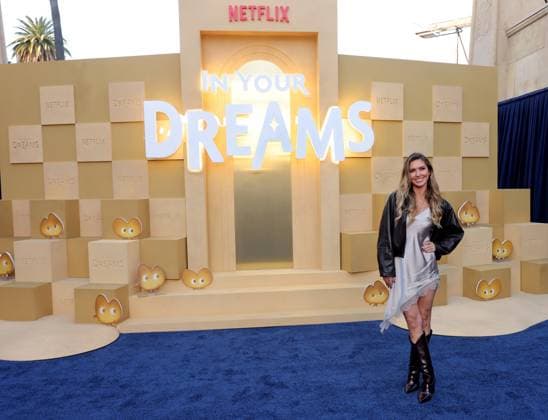 Audrina Patridge attends the Netflix In Your Dreams World Premiere at the Egyptian Theater in the Hollywood section of Los Angeles on Tuesday, October 28, 2025. Storyline: Stevie and her little brother Elliot journey into the wildly absurd landscape of their own dreams to ask the Sandman to grant them the perfect family.  LAP20251028036 GREGxGRUDT