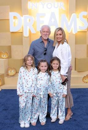 John Debney and family attend the Netflix In Your Dreams World Premiere at the Egyptian Theater in the Hollywood section of Los Angeles on Tuesday, October 28, 2025. Storyline: Stevie and her little brother Elliot journey into the wildly absurd landscape of their own dreams to ask the Sandman to grant them the perfect family.  LAP20251028043 GREGxGRUDT