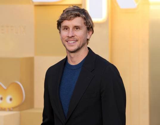Erik Benson attends the Netflix In Your Dreams World Premiere at the Egyptian Theater in the Hollywood section of Los Angeles on Tuesday, October 28, 2025. Storyline: Stevie and her little brother Elliot journey into the wildly absurd landscape of their own dreams to ask the Sandman to grant them the perfect family.  LAP20251028049 GREGxGRUDT