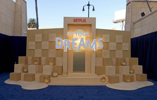 A general view of atmosphere at the Netflix In Your Dreams World Premiere at the Egyptian Theater in the Hollywood section of Los Angeles on Tuesday, October 28, 2025. Storyline: Stevie and her little brother Elliot journey into the wildly absurd landscape of their own dreams to ask the Sandman to grant them the perfect family.  LAP20251028055 GREGxGRUDT