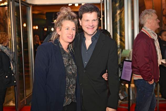 Neele Leana Vollmar and Benjamin Herrmann at the premiere of the movie Dann passiert das Leben at Rio Filmpalast Munich, 28 10 2025 Foto:xR.xHeinex xFuturexImagex leben_5001