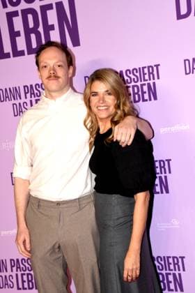 Lukas Rueppel, Actor Anke Engelke Actress Leading Actress Munich 28 10 2025 Rio Filmpalast Premiere Then Life Happens Photo Munich