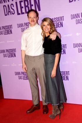 Lukas Rueppel, Actor Anke Engelke Actress Leading Actress Munich 28 10 2025 Rio Filmpalast Premiere Then Life Happens Photo Munich