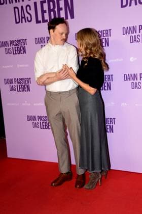 Lukas Rueppel, Actor Anke Engelke Actress Leading Actress Munich 28 10 2025 Rio Filmpalast Premiere Then Life Happens Photo Munich