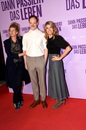 Neele Leana Vollmar director screenwriter Lukas Rueppel actor Anke Engelke actress leading actress Munich 28 10 2025 Rio Filmpalast premiere Dann passiert das Leben Foto Muenchen