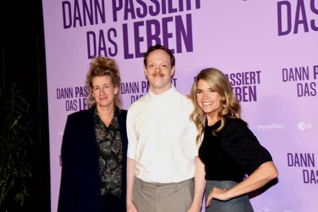 Neele Leana Vollmar director screenwriter Lukas Rueppel actor Anke Engelke actress leading actress Munich 28 10 2025 Rio Filmpalast premiere Dann passiert das Leben Foto Muenchen