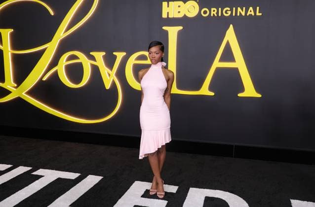 Los Angeles Red Carpet Premiere of HBO Original Comedy Series I Love LA 28 October 2025 . Los Angeles, California - Quen Blackwell At Los Angeles Red Carpet Premiere of HBO Original Comedy Series I Love LA held at Paramount Studios Theater in Los Angeles., Credit:Sadou Faye Avalon United States, CA, Los Angeles, Paramount Studios Theater  Copyright: xSadouxFayex xAvalonx 1048908321