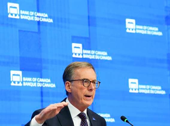 October 29, 2025, Ottawa, On, CANADA: Tiff Macklem, Governor of the Bank of Canada, holds a press conference at the Bank of Canada in Ottawa on Wednesday, Oct. 29, 2025. Ottawa CANADA  - ZUMAc35_ 20251029_zaf_c35_037 Copyright: xSeanxKilpatrickx