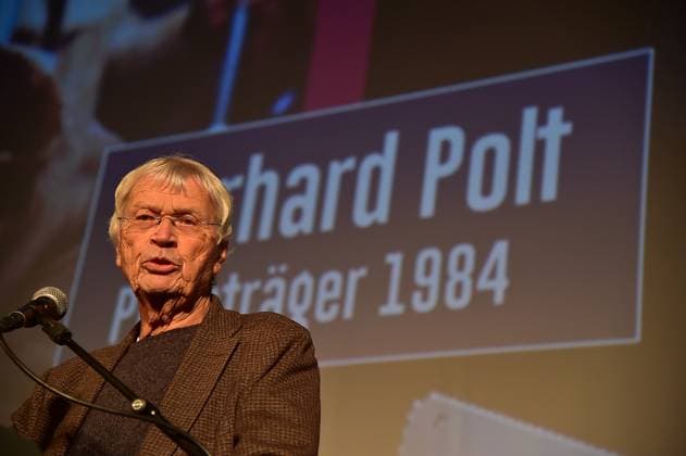 68 Award ceremony Ernst Lubitsch Prize Gerhard Polt, prize winner 1984 Arrival, red carpet for the 68 Award ceremony Ernst Lubitsch Prize at kino Babylon Berlin on 29 10 2025 Photopress Mueller