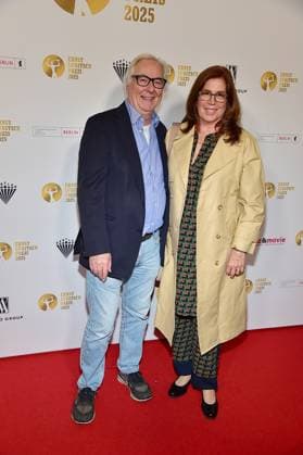 68 Ernst Lubitsch Prize Award Ceremony Director Peter Timm with wife Christiane Arrival, red carpet at the 68 Ernst Lubitsch Prize Award Ceremony at kino Babylon Berlin on 29 10 2025 Photopress Mueller
