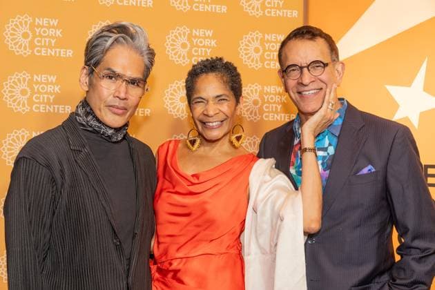 October 29, 2025, Bronx, New York, USA: Clint Ramos, Allyson Tucker, Brian Stokes Mitchell attend opening night for musical Bat Boy: The Musical at City Center in New York, NY on October 29, 2025. Bronx USA - ZUMAr339 20251029_znp_r339_037 Copyright: xLevxRadinx