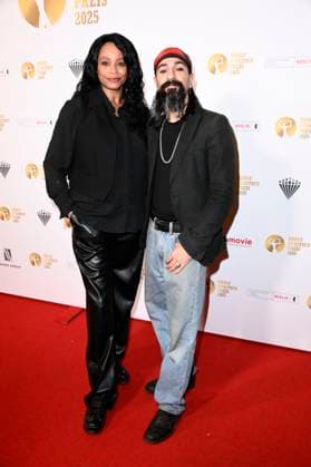 Rosalind Baffoe and Puria Safary at the 67 award ceremony of the Ernst Lubitsch Prize 2025 at the Babylon Berlin cinema, 29 10 2025 Foto:xN.xKubelkax xFuturexImagex lubitsch_5001