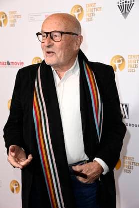 Volker Schlöndorff at the 67 award ceremony of the Ernst Lubitsch Prize 2025 at the Babylon Berlin cinema, 29 10 2025 Foto:xN.xKubelkax xFuturexImagex lubitsch_5010
