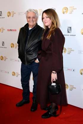 Henry Hübchen with daughter Nora Hübchen at the 67 award ceremony of the Ernst Lubitsch Prize 2025 at the Babylon Berlin cinema, 29 10 2025 Foto:xN.xKubelkax xFuturexImagex lubitsch_5031