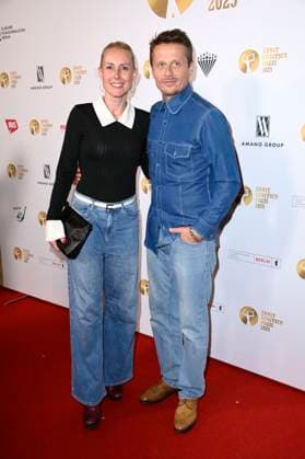 Franziska Hippe and Roman Knizka at the 67 award ceremony of the Ernst Lubitsch Prize 2025 at the Babylon Berlin cinema, 29 10 2025 Foto:xN.xKubelkax xFuturexImagex lubitsch_5036