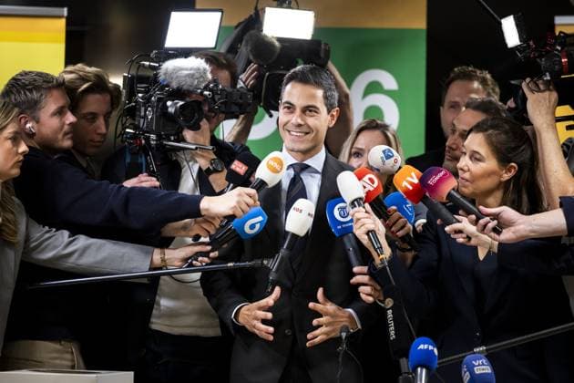 THE HAGUE - Party leader Rob Jetten during a D66 faction meeting, the day after the House of Representatives elections. ANP SEM VAN DER WAL netherlands out - belgium out  Copyright: xx x540737408x originalFilename: 540737408.jpg