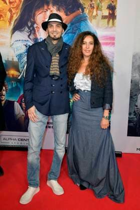 Badr Bouachir and Meryem Moutaoukkil at the premiere of the movie Make Me Feel at Zoo Palast Berlin, 29 10 2025 Foto:xM.xBehrensx xFuturexImagex feel_5039
