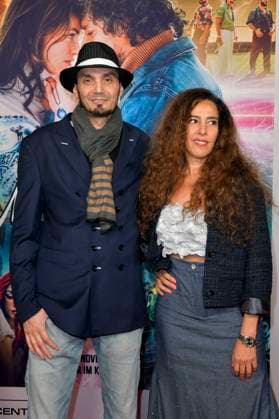 Badr Bouachir and Meryem Moutaoukkil at the premiere of the movie Make Me Feel at Zoo Palast Berlin, 29 10 2025 Foto:xM.xBehrensx xFuturexImagex feel_5040