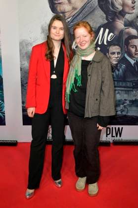 Sylvia Englberger and Adina Maaß at the premiere of the movie Make Me Feel at Zoo Palast Berlin, 29 10 2025 Foto:xM.xBehrensx xFuturexImagex feel_5049