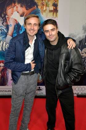 Constantin von Jascheroff and Marios Gavrilis at the premiere of the movie Make Me Feel at Zoo Palast Berlin, 29 10 2025 Foto:xM.xBehrensx xFuturexImagex feel_5063