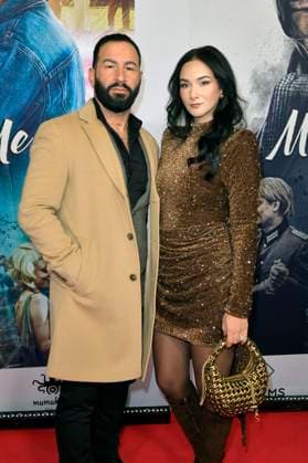 Tito Uysal with wife Halla at the premiere of the movie Make Me Feel at Zoo Palast Berlin, 29 10 2025 Foto:xM.xBehrensx xFuturexImagex feel_5068