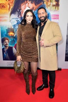 Tito Uysal with wife Halla at the premiere of the movie Make Me Feel at Zoo Palast Berlin, 29 10 2025 Foto:xM.xBehrensx xFuturexImagex feel_5069