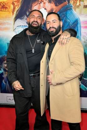 Tito Uysal with guest at the premiere of the movie Make Me Feel at Zoo Palast Berlin, 29 10 2025 Foto:xM.xBehrensx xFuturexImagex feel_5071
