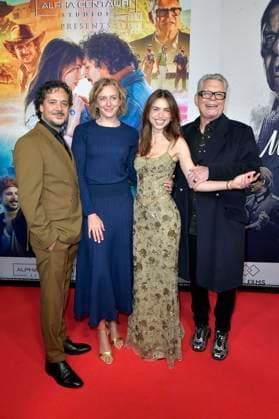Erkan Acar, Franziska Machens, Charleen Weiss and Ronald Nitschke at the premiere of the feature film Make Me Feel at the Zoo Palast Berlin, 29 10 2025 Foto:xM.xBehrensx xFuturexImagex feel_5075